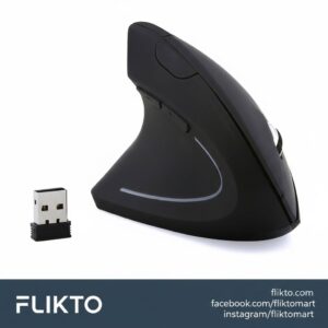 Ergonomic Vertical Wireless Mouse